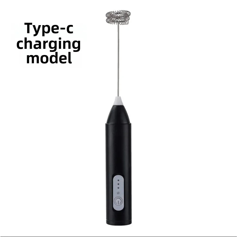 Mousseur à lait électrique sans fil – Recharge USB, 3 vitesses