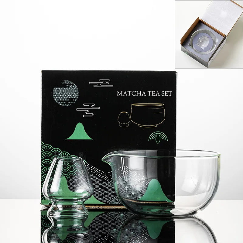 Bol à Matcha Transparent en Verre – Différents Modèles et Tailles