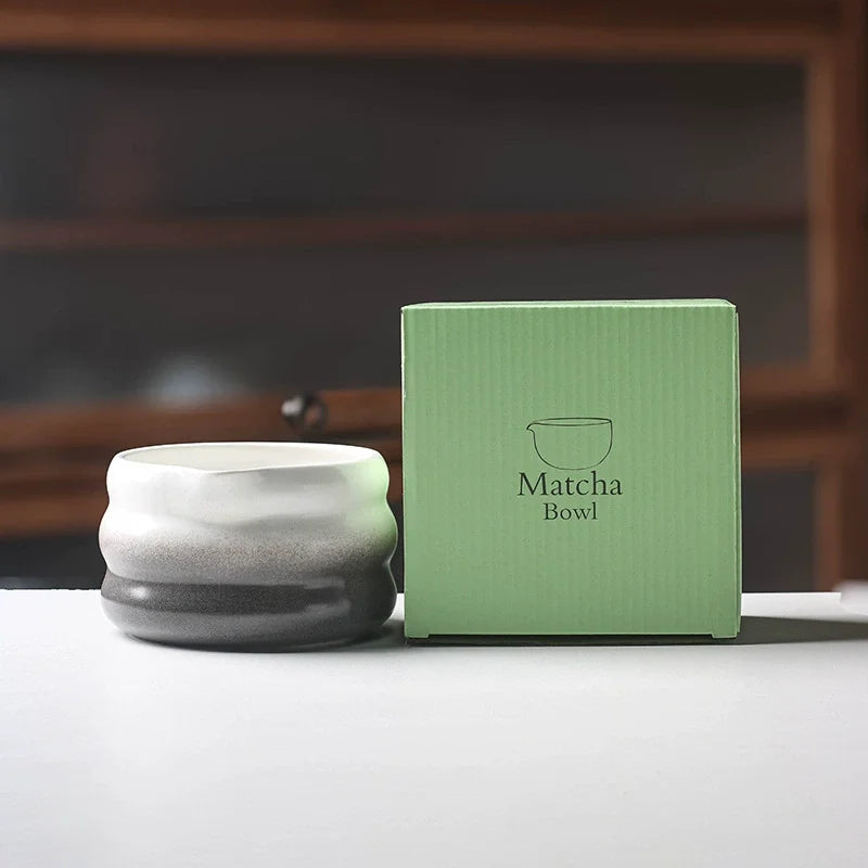 Ensemble Matcha japonais avec bol en céramique, fouet Matcha en bambou et cuillère à thé pour bricolage, outils de fabrication de thé, accessoires, 1/2/4/5/7 pièces