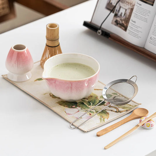 🍵 Ensemble Matcha en porcelaine (bol + accessoires)