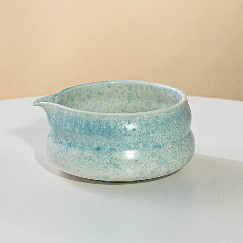 Ensemble Matcha Traditionnel – Bol en Céramique Dégradé + Support Chasen & Accessoires | Cérémonie Japonaise du Thé Vert