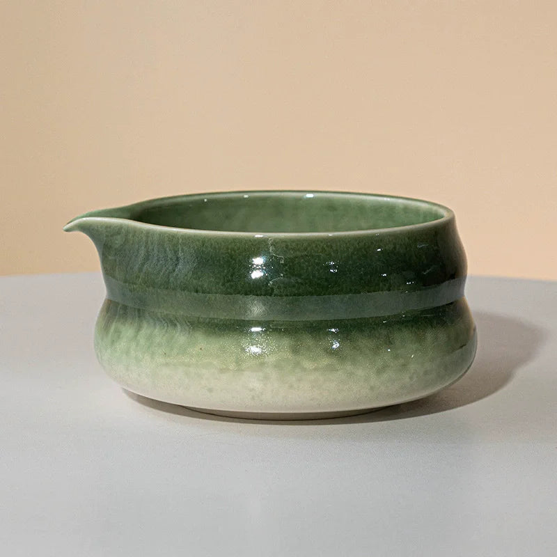 Ensemble Matcha Traditionnel – Bol en Céramique Dégradé + Support Chasen & Accessoires | Cérémonie Japonaise du Thé Vert