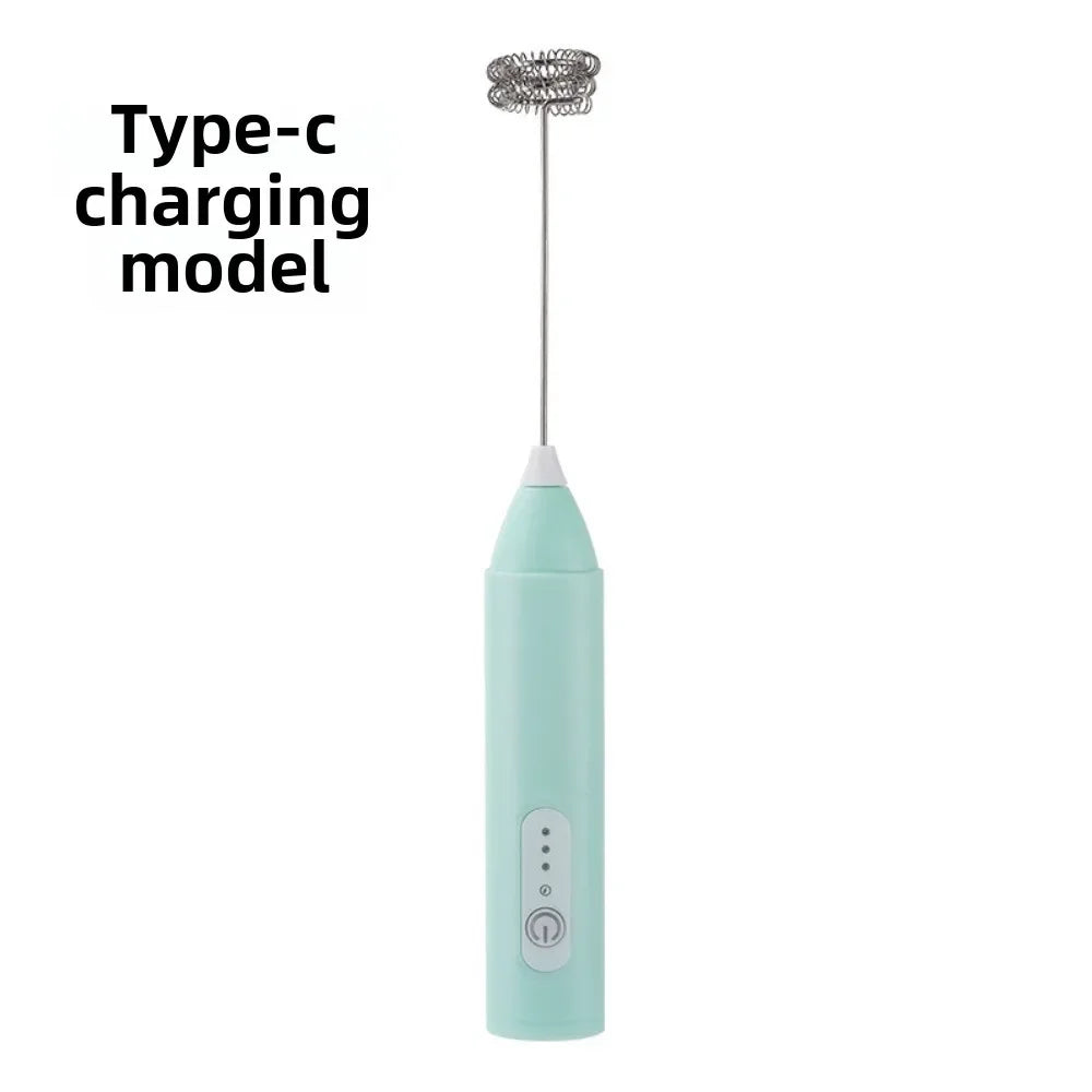Mousseur à lait électrique sans fil – Recharge USB, 3 vitesses