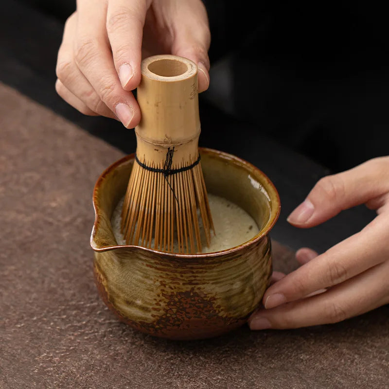 Bol à Matcha en Céramique – Style Japonais – Plusieurs Coloris Disponibles