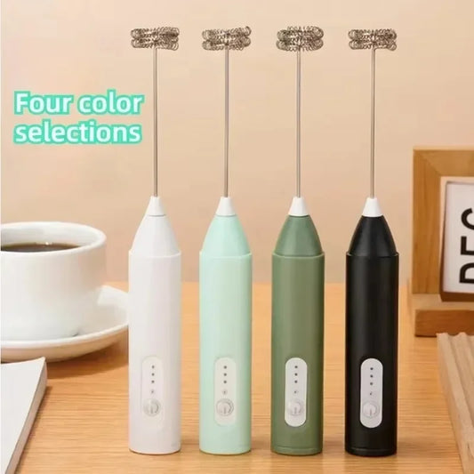Mousseur à lait électrique sans fil – Recharge USB, 3 vitesses
