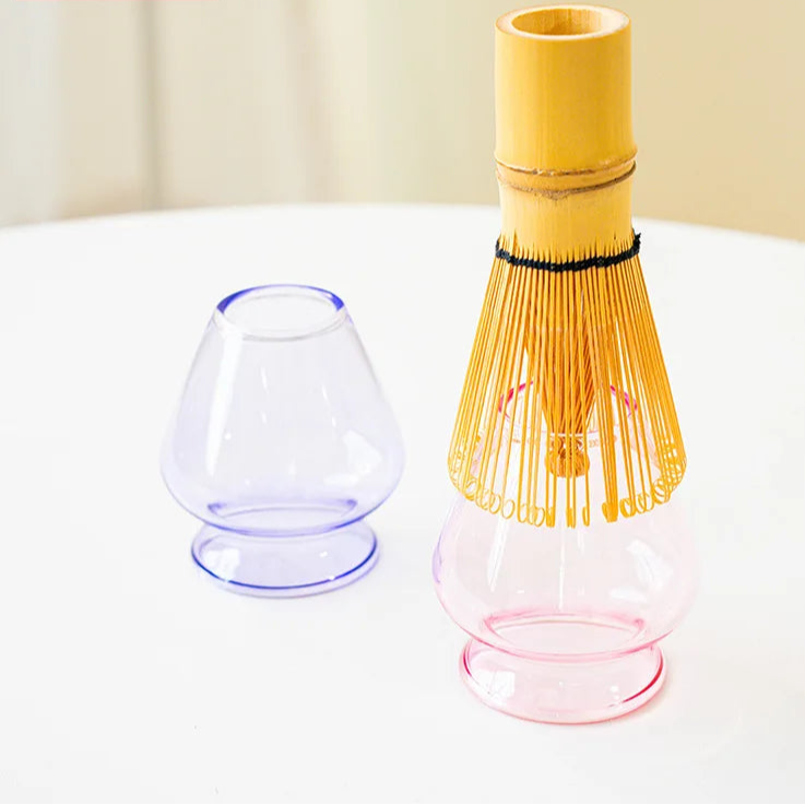 Bol Matcha Matcha en verre rose et violet, résistant à la chaleur, service à thé Kung Fu, accessoires cérémonie Matchas, bol mélangeur, outils de cuisine