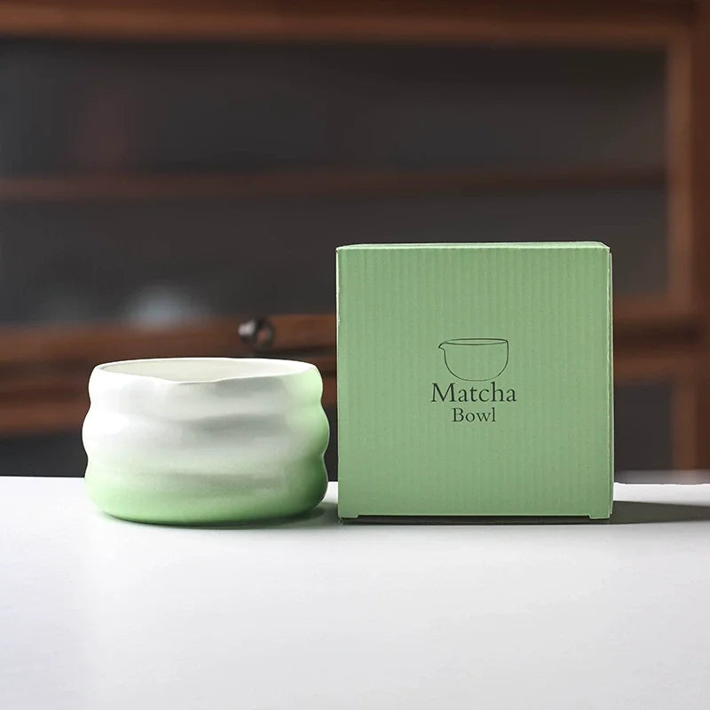 Ensemble Matcha japonais avec bol en céramique, fouet Matcha en bambou et cuillère à thé pour bricolage, outils de fabrication de thé, accessoires, 1/2/4/5/7 pièces