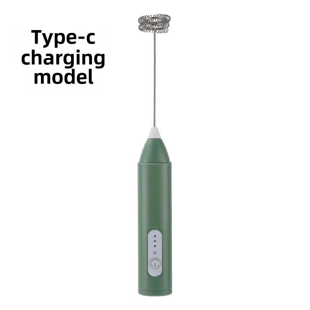 Mousseur à lait électrique sans fil – Recharge USB, 3 vitesses