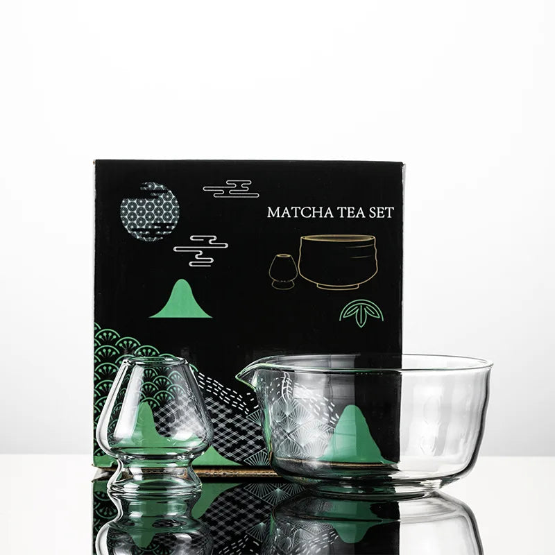 Bol à Matcha Transparent en Verre – Différents Modèles et Tailles