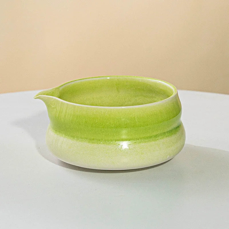 Ensemble Matcha Traditionnel – Bol en Céramique Dégradé + Support Chasen & Accessoires | Cérémonie Japonaise du Thé Vert