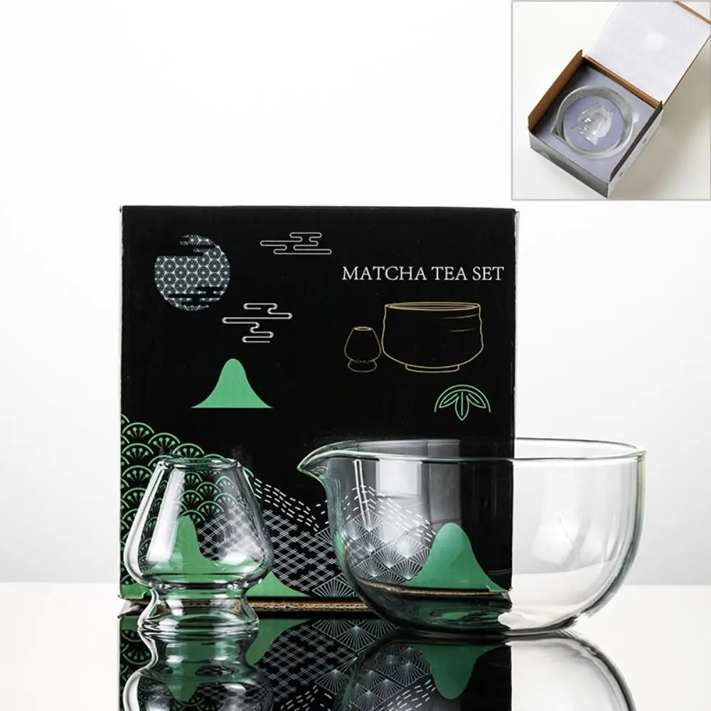 Bol à Matcha Transparent en Verre – Différents Modèles et Tailles