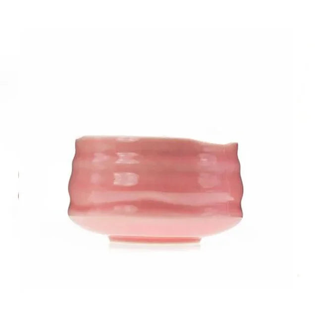 Kit Cérémonie Matcha Japonais – Bol, Fouet, Cuillère & Accessoires (Rose)